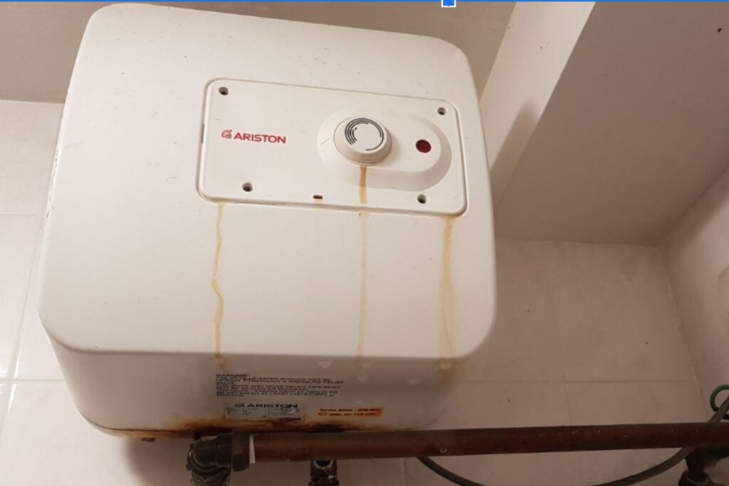 water heater leaking